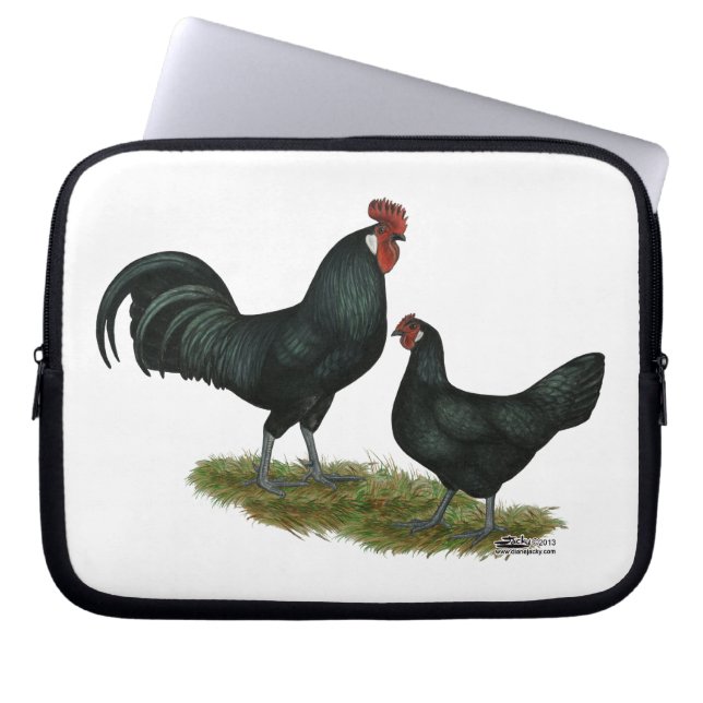 Augsburger Chickens Laptop Fodral (Framsidan)