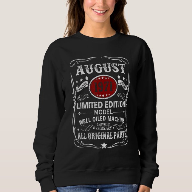 August 1971  Model Well Oiled Machine T Shirt (Framsida)