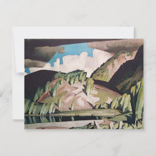 August Algonquin Park Målning av A J Casson Vykort