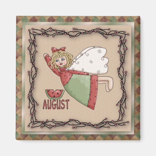 August Angel / Fairy Month Magnet (Framsidan)