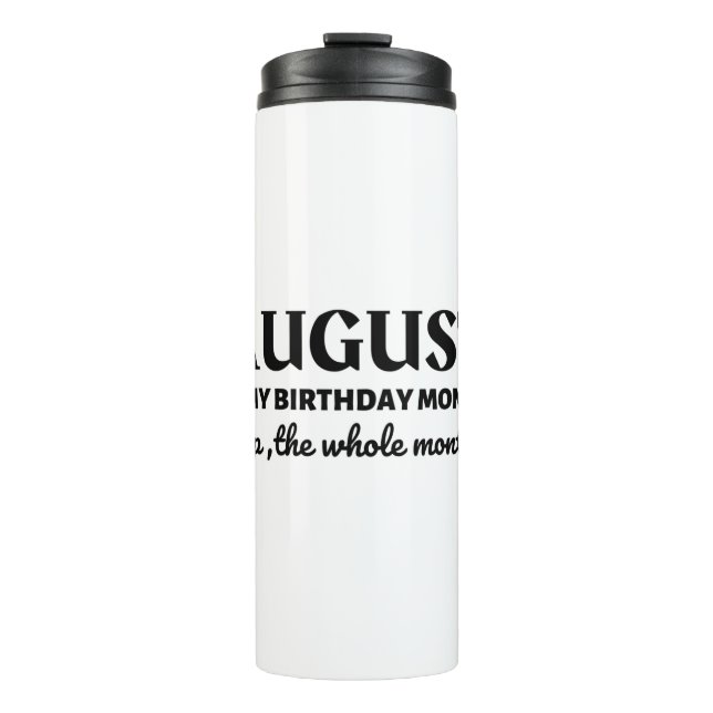 August är min födelsedag (Framsida)