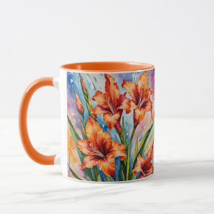 August Birth Month Flower Gladiolus's. Gladiolus Mugg