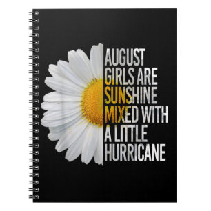 August Birthday Womens Gift Funny Quote Gift Anteckningsbok