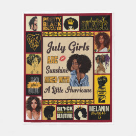 August Black Women Sunshine Mixed Fleecefilt
