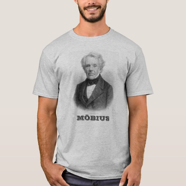 August Ferdinand Möbius T-Shirt (Framsida)