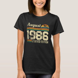 August Födelsedag Anpassat År T Shirt