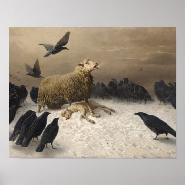 August Friedrich Schenck - Anguish Poster (Framsidan)