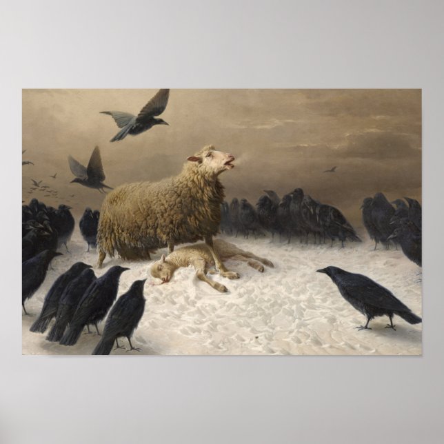August Friedrich Schenck - Anguish Poster (Framsidan)