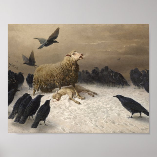 August Friedrich Schenck - Anguish Poster (Framsidan)