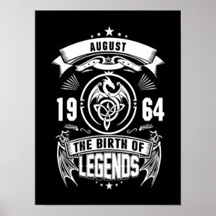 August Gift   1964 Legendarnas födelse Poster