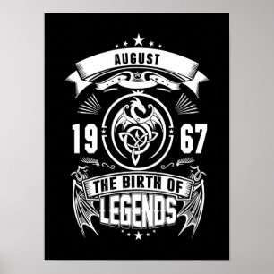 August Gift   1967 Legendarnas födelse Poster