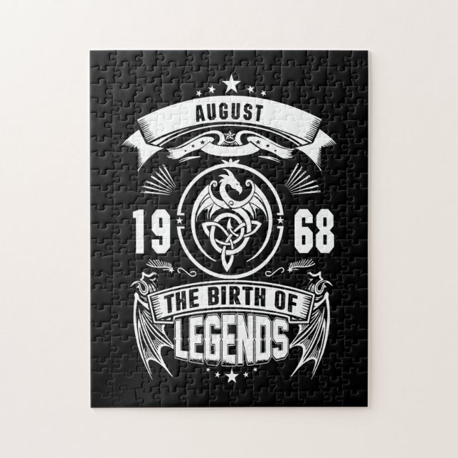 August Gift | 1968 Legendarnas födelse Pussel (Vertikal)