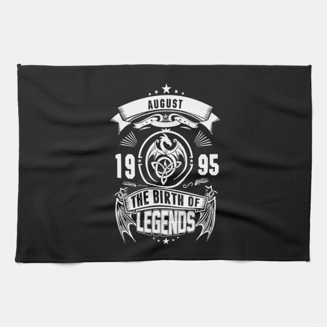 August Gift | 1995 Legendarnas födelse Kökshandduk (Horisontell)