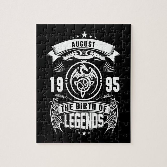 August Gift | 1995 Legendarnas födelse Pussel (Vertikal)