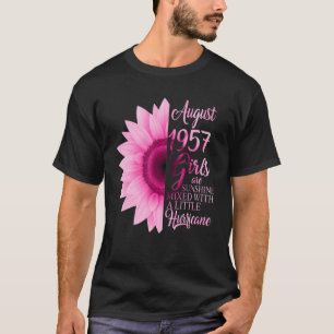 August Girl 1957 65 Years of Vara Sunshine Mixed T Shirt