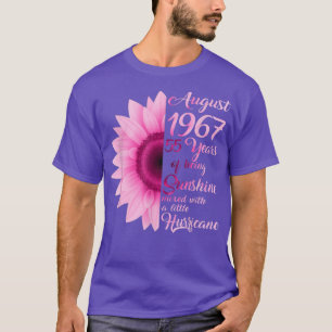 August Girl 1967 TShirt 55 Years Old 55th Birthday T Shirt