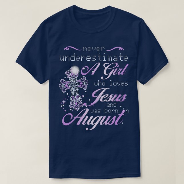 August Girl T Shirt (Design framsida)