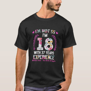 August Girls 1966 55 Birthday 55 Years I's Not T Shirt