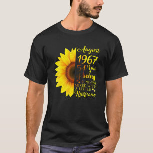 August Girls 1967 Birthday Gift 54 Years Old Made T Shirt