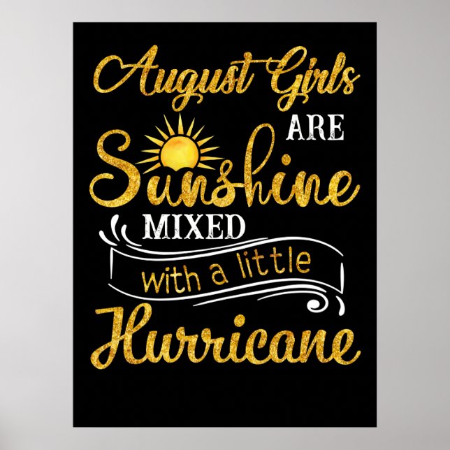 August Girls är Sunshine Mixed Little Hurricane Poster (Framsidan)