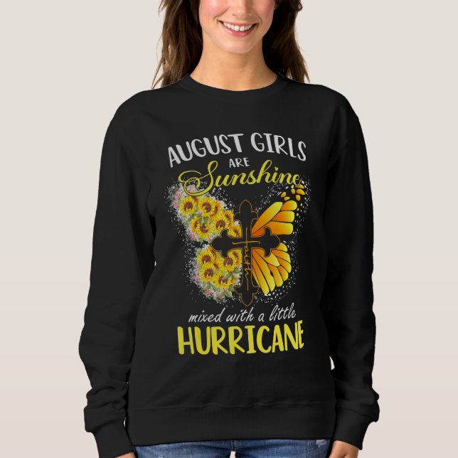 August Girls är Sunshine Mixed Little Hurricane S T Shirt (Framsida)
