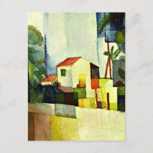 August Macke art: Bright House Vykort