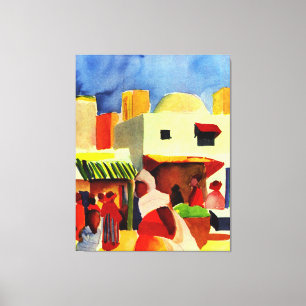August Macke Art, Markin i Alger Canvastryck