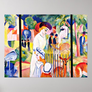 August Macke - Big Zoo Poster