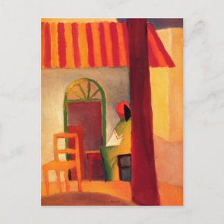 August Macke Färgrik vykort