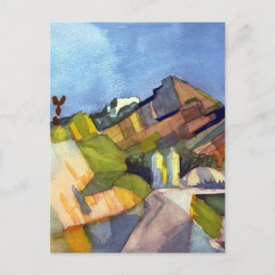 August Macke - Klippig landskap Vykort
