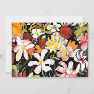 August Macke-målning, Carpet of Flowers Kort