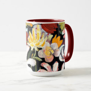 August Macke-målning, Carpet of Flowers Mugg