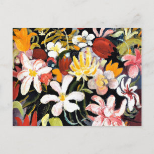 August Macke-målning, Carpet of Flowers Vykort