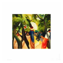 August Macke. "Promenmenmeny" Poster finkonst