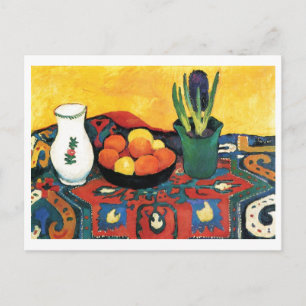 August Macke - Stilleben: Hyazinthenteppich 1910 Vykort