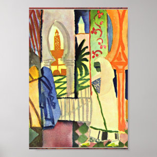 August Macke-teckningar, i Temple Hall Poster