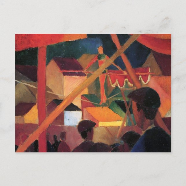 August Macke - Tightrope Walker Vykort (Framsida)