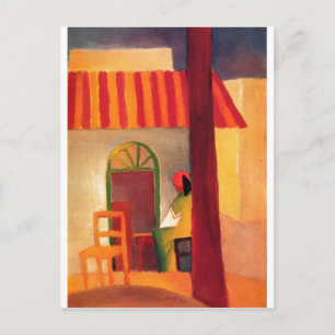 August Macke - Turkisk kafé 1914 Türkisches Café Vykort