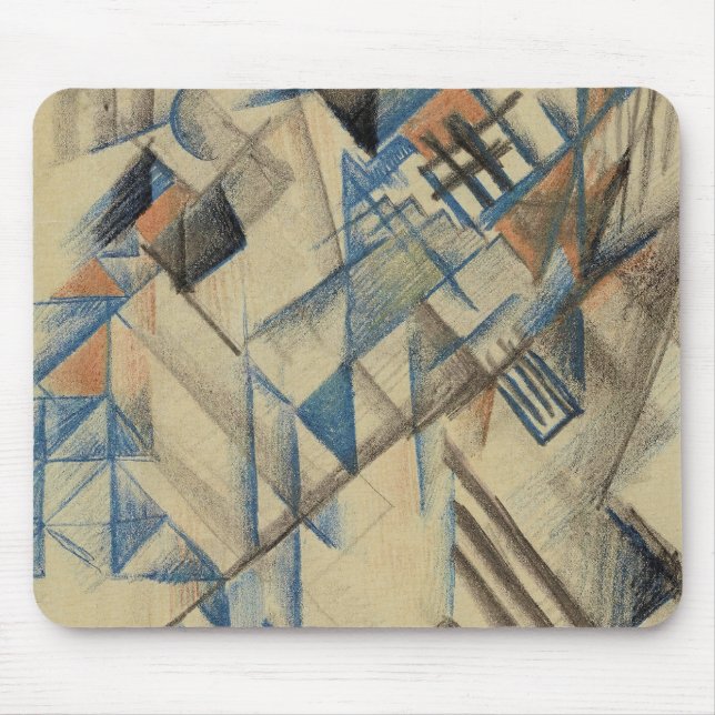 August Macke (tysk, 1887-1914) Musmatta (Framsidan)