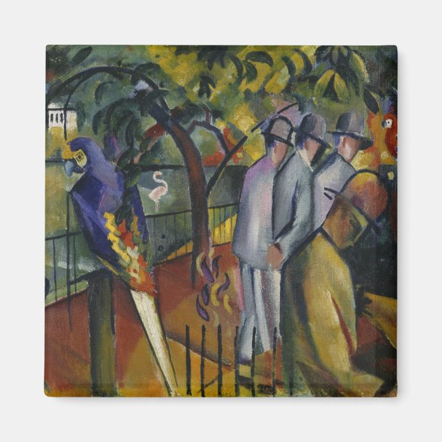 August Macke | Zoological Garden I Magnet (Framsidan)