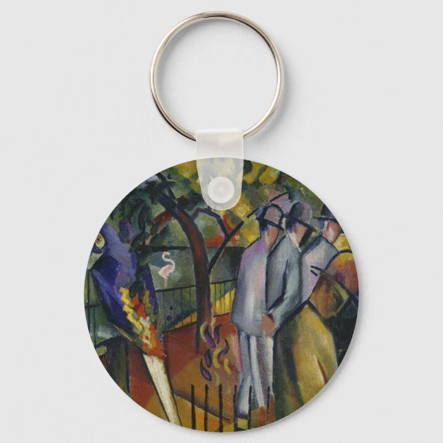 August Macke | Zoological Garden I Nyckelring (Framsida)