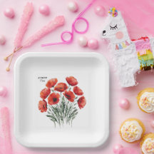 August Poppy Bloom - Personlig Birthday Gift