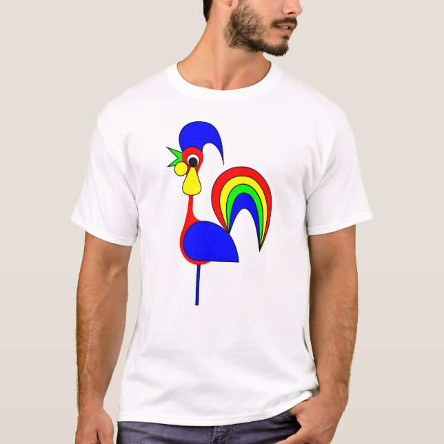 August Rainbow T Shirt (Framsida)