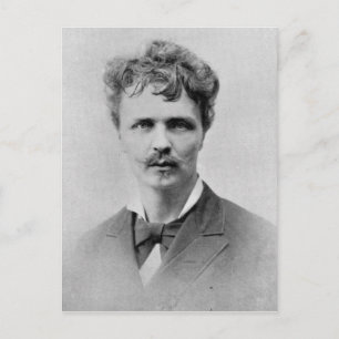 August Strindberg, 1 januari, 1884 Vykort