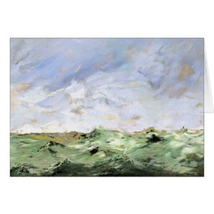 August Strindberg-målkort Hälsningskort