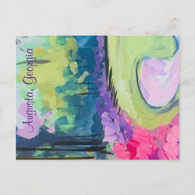 Augusta 2024 Vattenfärg Vykort (Framsida)