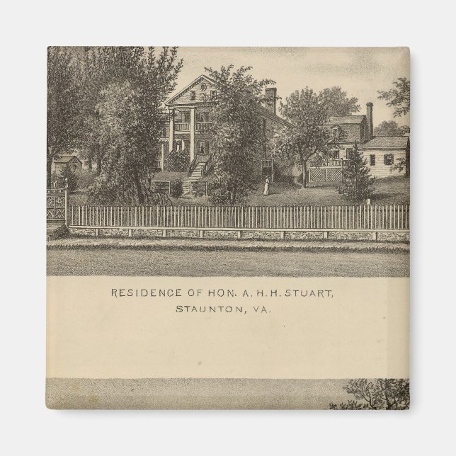 Augusta Church Stuart Magnet (Framsidan)