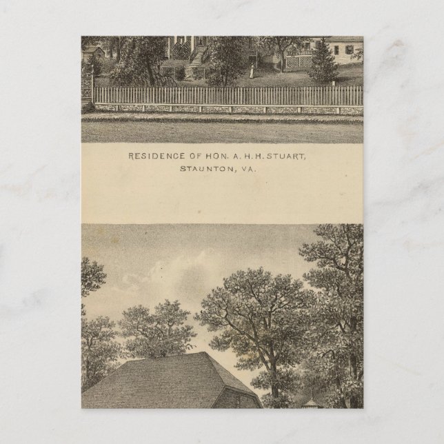 Augusta Church Stuart Vykort (Framsida)