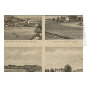 Augusta County-bostäder Hälsningskort