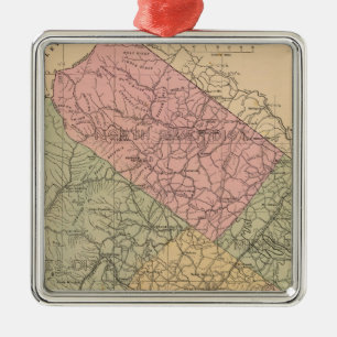 Augusta County Virginia 2 Julgransprydnad Metall